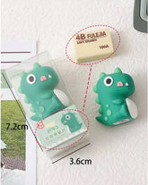 Dinosaur Shaped Soft Silicone Manual Pencil Sharpener Creative Student Stationery